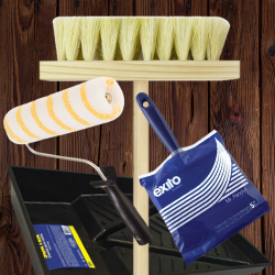 Accesorios - Brochas, Rodillos, Cepillos, Charolas, Plástico, Membrana.