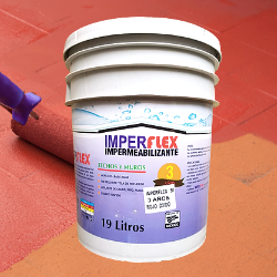 Impermeabilizantes - Base agua, 3 y 5 años, rojo, blanco y verde.