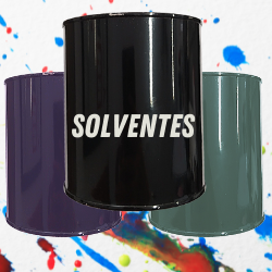 Solventes - Para esmalte; Thinner, Aguarras, Gasolina Blanca y Alcohol industrial, por litro envasado.